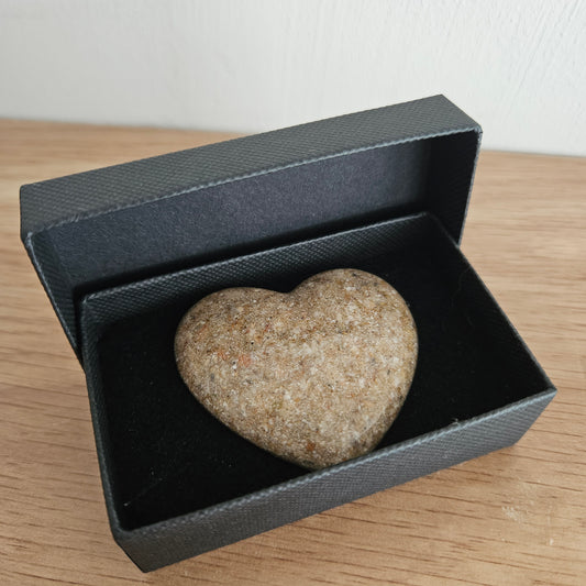 Epoxy Herinneringshart plat – Met As of Haartjes