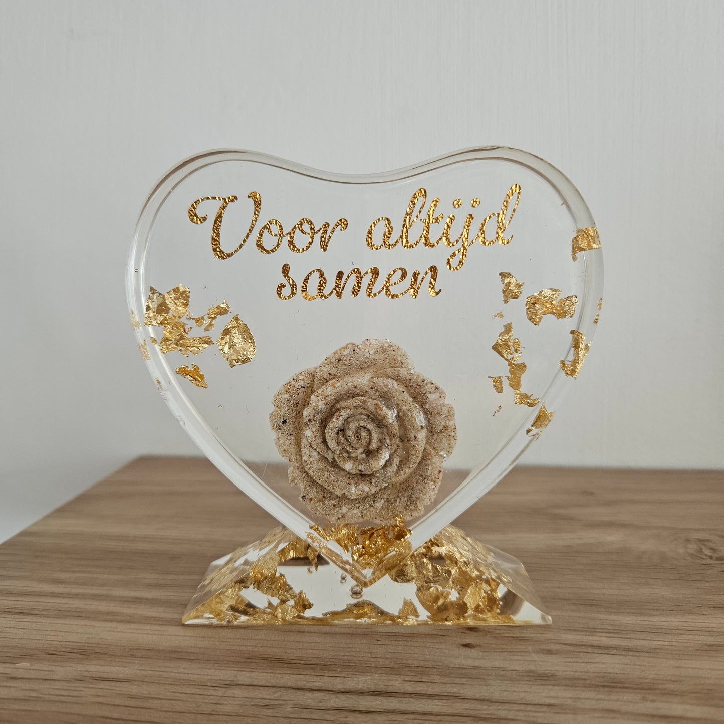 Epoxy Herinneringshart staand maat M