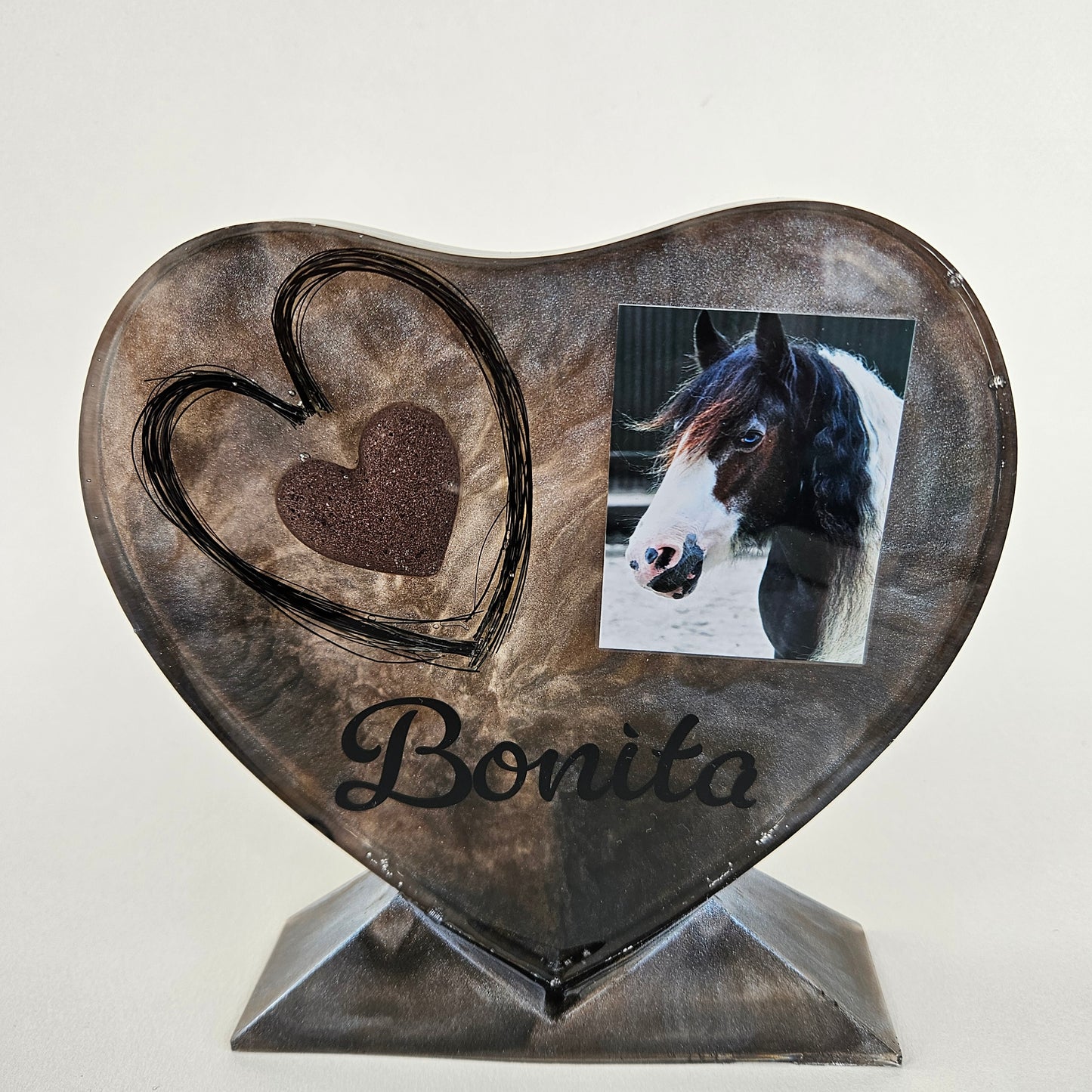 Epoxy Herinneringshart staand maat L