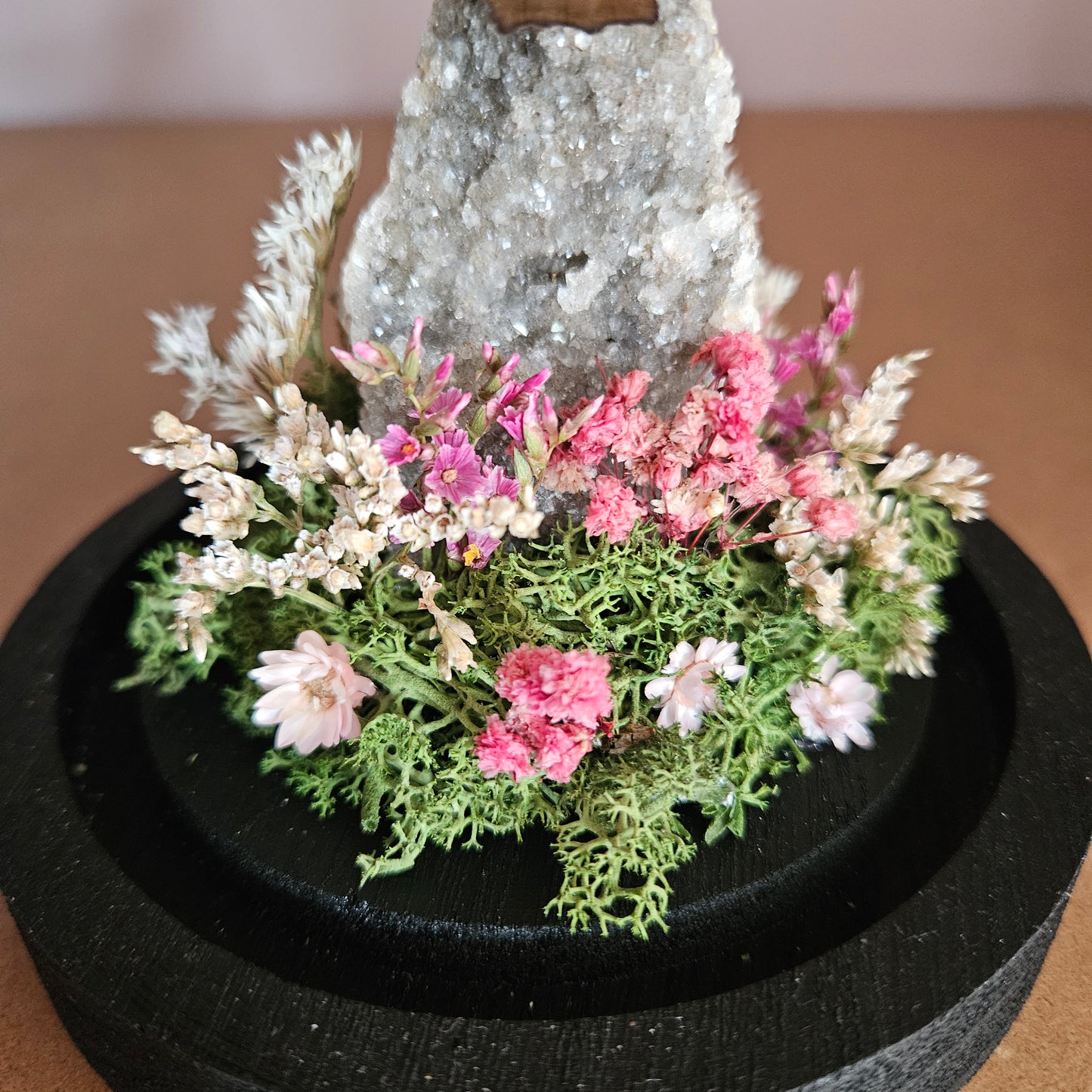 Vlinderstolp: Amethist met dagpauwoog