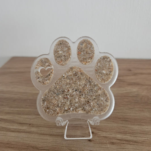 Epoxy Hondenpotje met holografische voetzooltjes